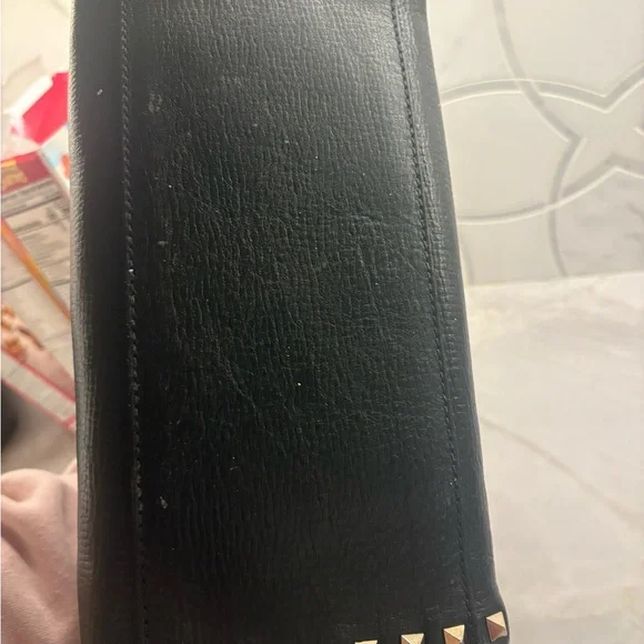 Valentino Garavani Black Tote with Gold Studs - Picture 8 of 12